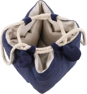 Multi-function Tea Set Storage Bag Teapot Bag Cup Holder for Travel Drawstring Pouch Space-saver for Home