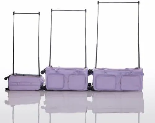 Multi Purpose Large Collapsible Dance Bag - Your Ideal Companion for Dance, Pageantry, Skating, Cheer, and Travel Adventure - Lavender