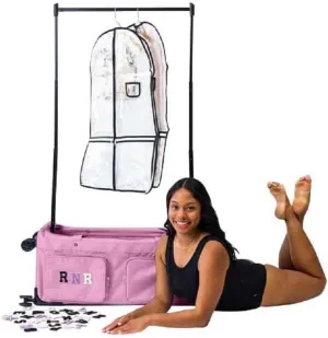 Multi Purpose Large Collapsible Dance Bag - Your Ideal Companion for Dance, Pageantry, Skating, Cheer, and Travel Adventure - Pink