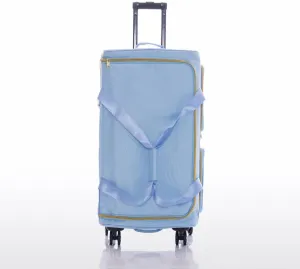 Multi Purpose Large Collapsible Dance Bag - Your Ideal Companion for Dance, Pageantry, Skating, Cheer, and Travel Adventure - Sky Blue
