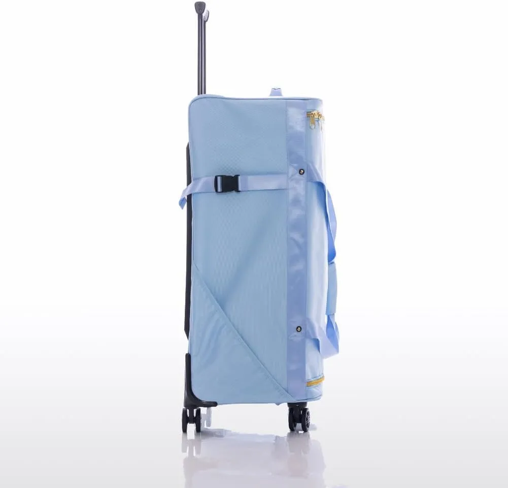 Multi Purpose Large Collapsible Dance Bag - Your Ideal Companion for Dance, Pageantry, Skating, Cheer, and Travel Adventure - Sky Blue
