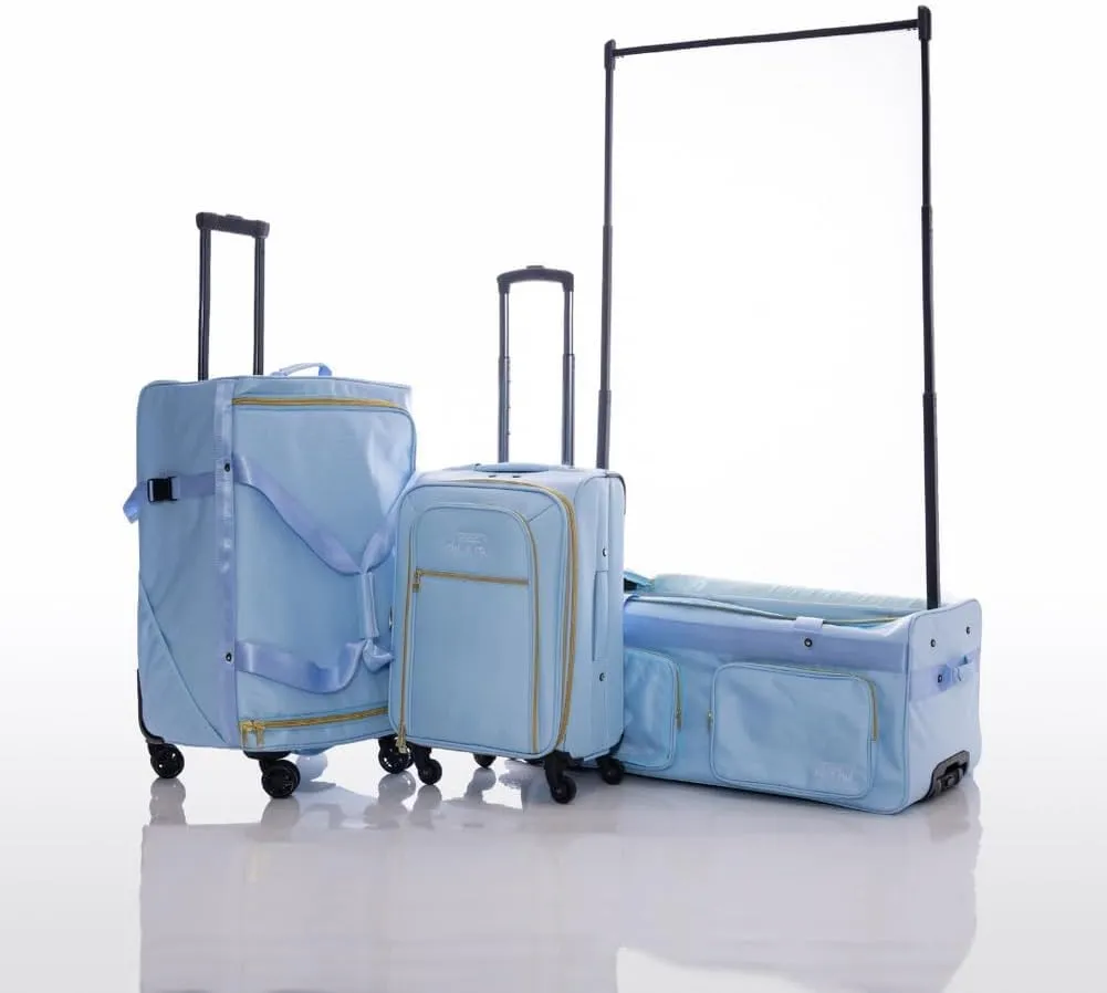 Multi Purpose Large Collapsible Dance Bag - Your Ideal Companion for Dance, Pageantry, Skating, Cheer, and Travel Adventure - Sky Blue