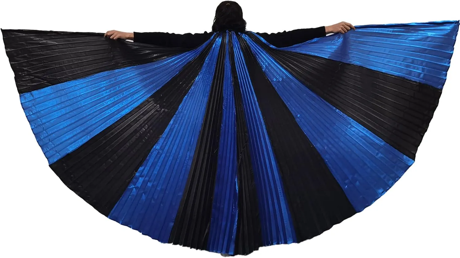MUNAFIE Belly Dance Isis Wings with Sticks for Adult Belly Dance Costume Angel Wings for Halloween Carnival Performance
