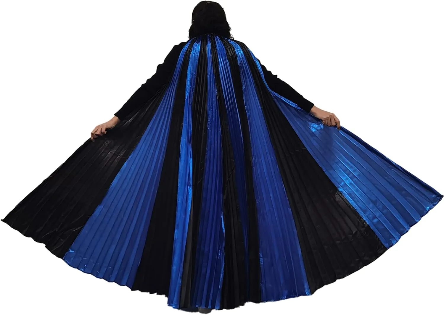 MUNAFIE Belly Dance Isis Wings with Sticks for Adult Belly Dance Costume Angel Wings for Halloween Carnival Performance