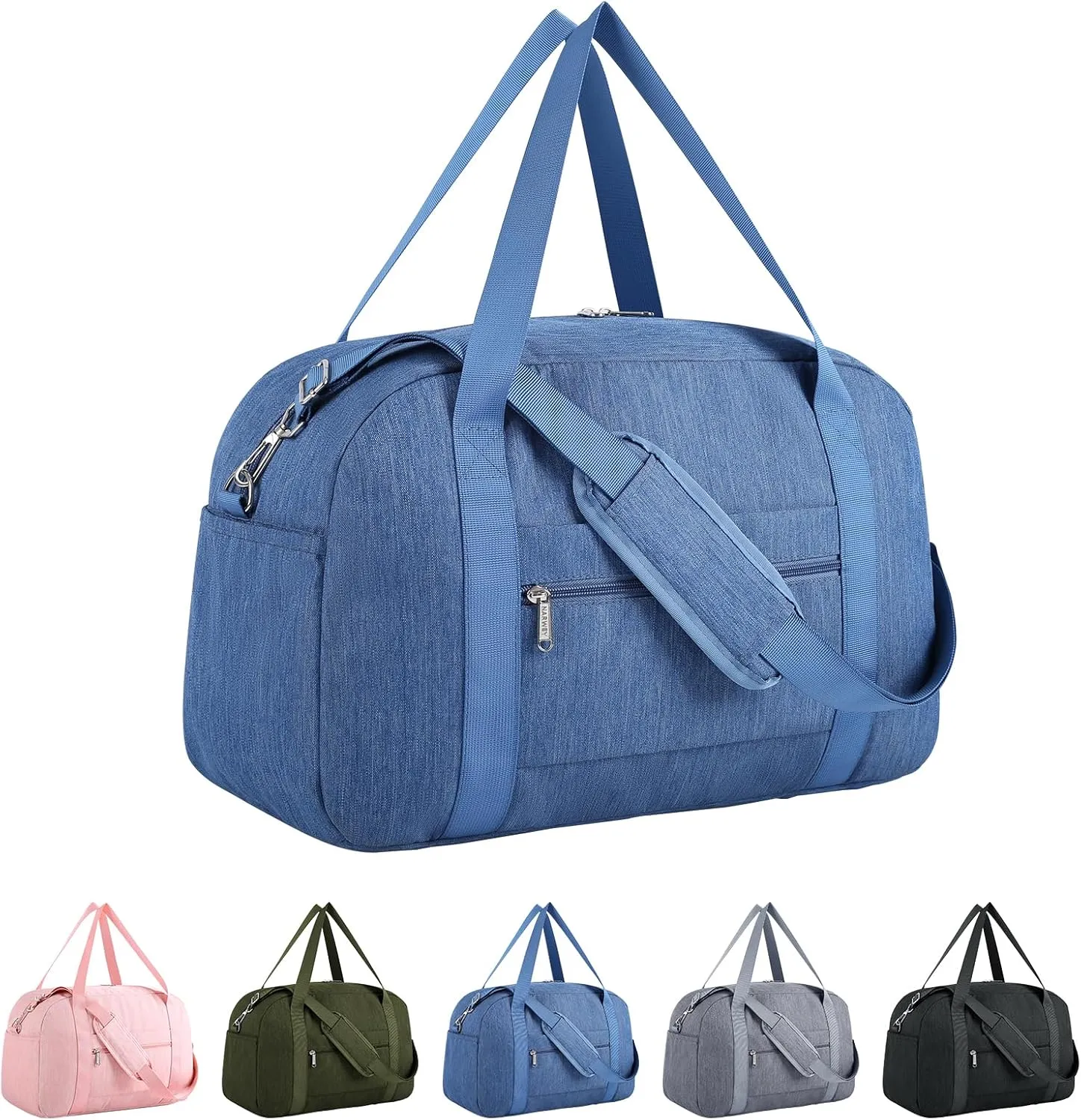 Narwey For Spirit Airlines Personal Item Bag 18x14x8, Small Duffle Bag for Travel Duffel for Traveling, Carry on Bag for Airplanes Underseat Overnight for Women and Men (Navy Blue)