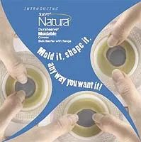 Natura® Stomahesive® Skin Barrier, Tan, Moldable Stoma Opening 7/8" - 1-1/4" (22mm - 33mm), Flange 2-1/4" (57mm) - Box of 10