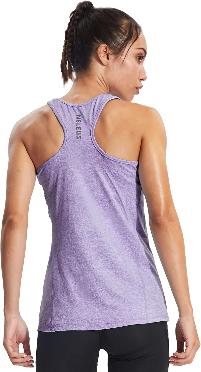 NELEUS Women's Workout Tank Top Racerback Yoga Tanks Athletic Gym Shirts