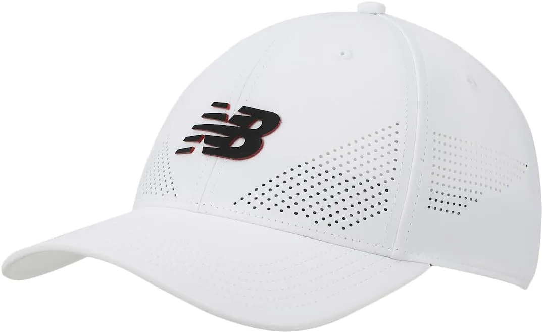 New Balance Adult Unisex 6 Panel Lightweight Adjustable Stretch Performance Workout Gym Running Mesh Hat