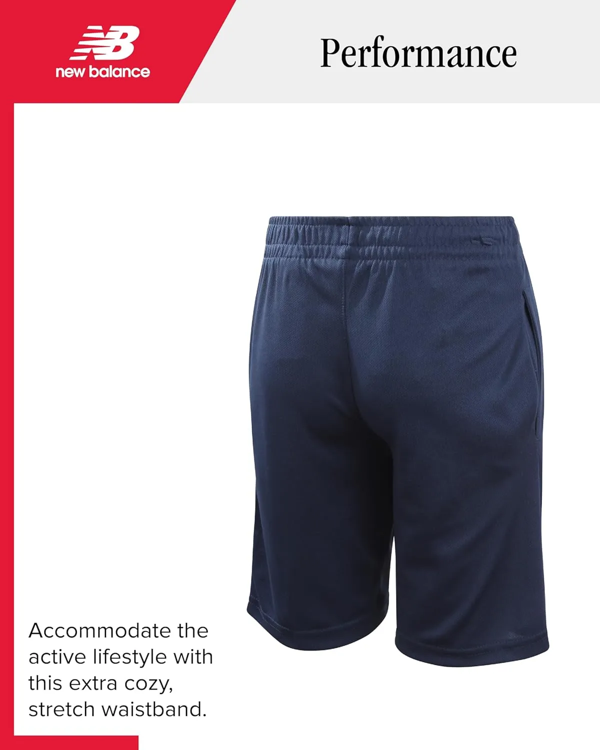 New Balance Boys Athletic Shorts - 2 Pack Moisture-Wicking Performance Mesh Shorts for Boys for Running and Sports (4-20)