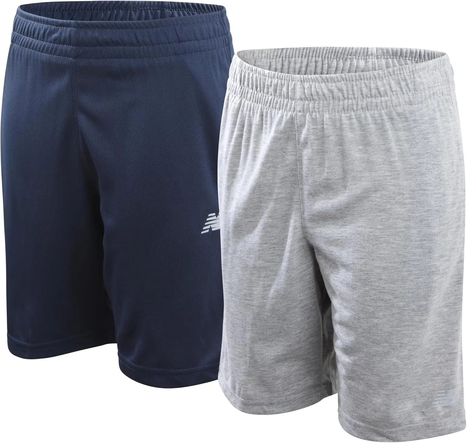 New Balance Boys Athletic Shorts - 2 Pack Moisture-Wicking Performance Mesh Shorts for Boys for Running and Sports (4-20)