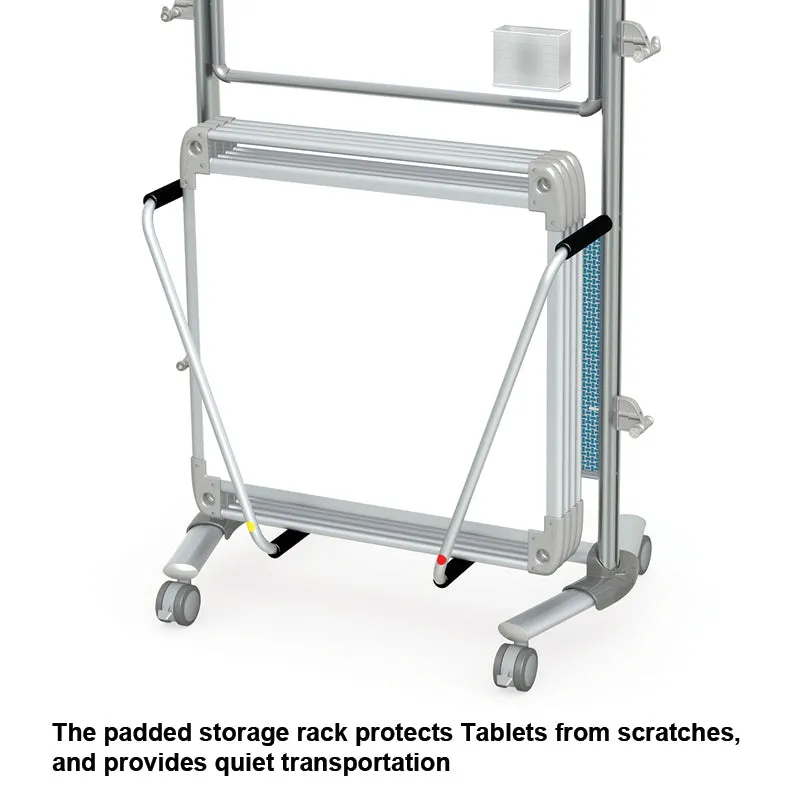 Nexus 76 1/8" x 32 5/8" Easel Plus with 4 Dry-Erase Tablets