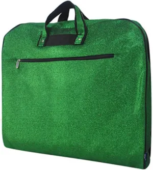 NGIL Glitter Cheer Dance and Competition Travel Companion Hanging Garment Bag for Girls (Glitter-Green)