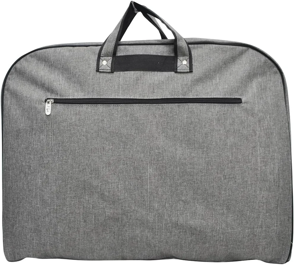 NGIL Glitter Cheer Dance and Competition Travel Companion Hanging Garment Bag for Women (Crosshatch-Gray)