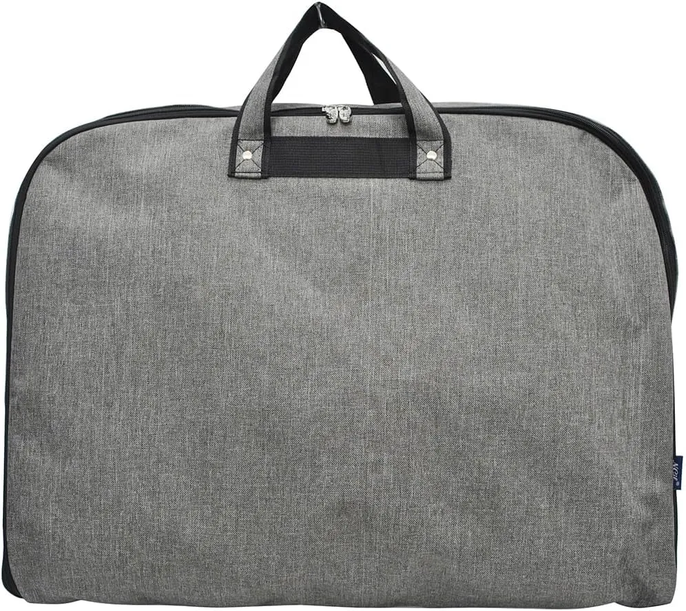 NGIL Glitter Cheer Dance and Competition Travel Companion Hanging Garment Bag for Women (Crosshatch-Gray)