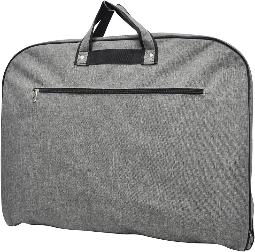 NGIL Glitter Cheer Dance and Competition Travel Companion Hanging Garment Bag for Women (Crosshatch-Gray)