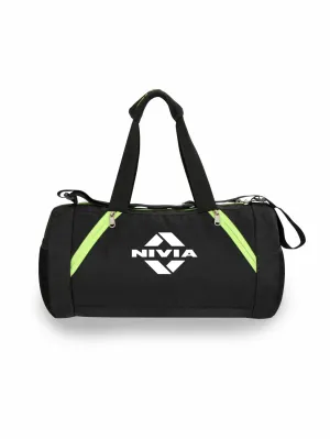 NIVIA Beast 12.5L Gym Junior Bag (Black/Green)