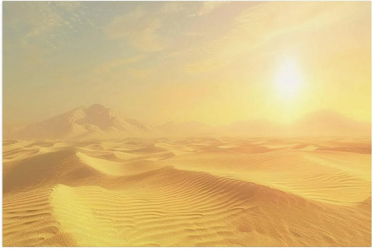 Niyahare Canvas Art, Desert Design, Unique Gift Idea, Premium Canvas, for Bedroom, Gift for Home Decor Lovers, Decorative Canvas