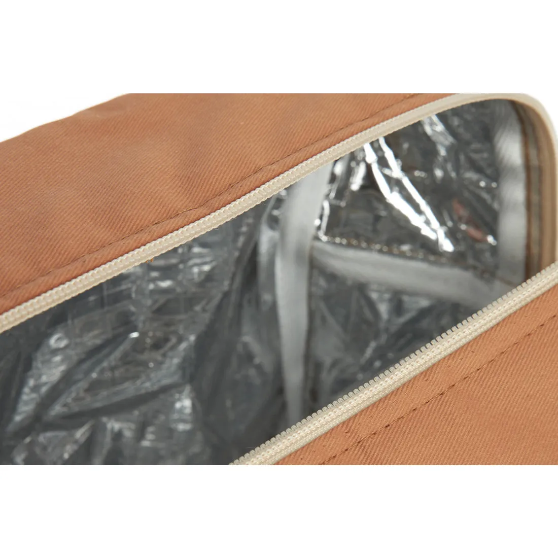 nobodinoz Sunshine XL Rectangular Cooler Bag Cinnamon