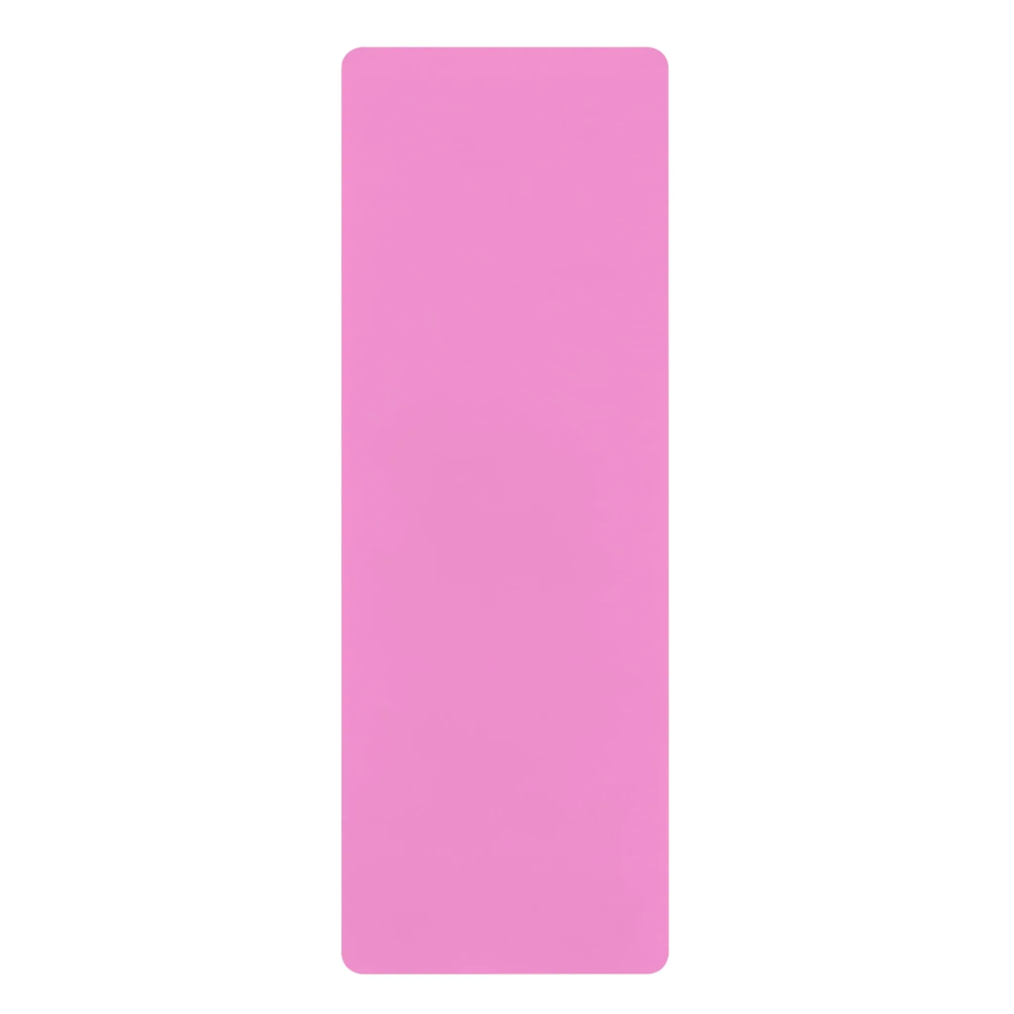 Non-Slip Rubber Yoga Mat - Pink & Black for Comfort and Stability