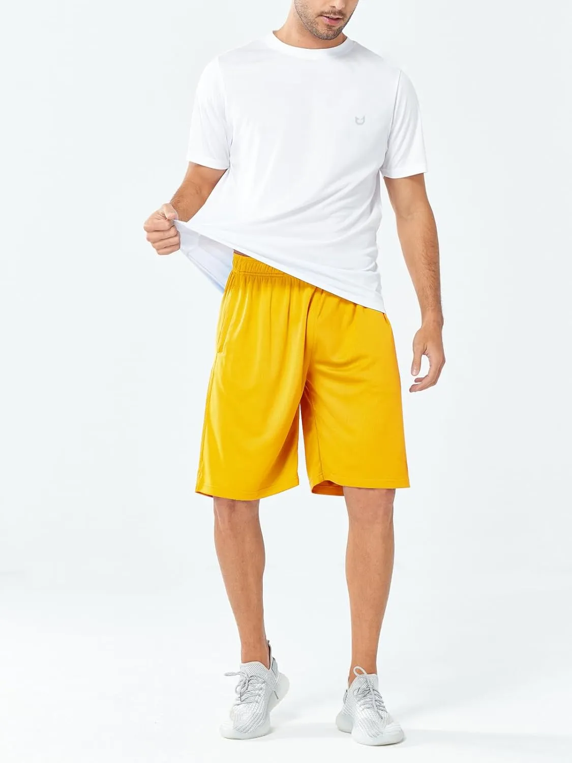 NORTHYARD Men's 10" Athletic Shorts Basketball Workout Gym Lightweight Quick Dry Shorts with Mesh & Zip Pockets