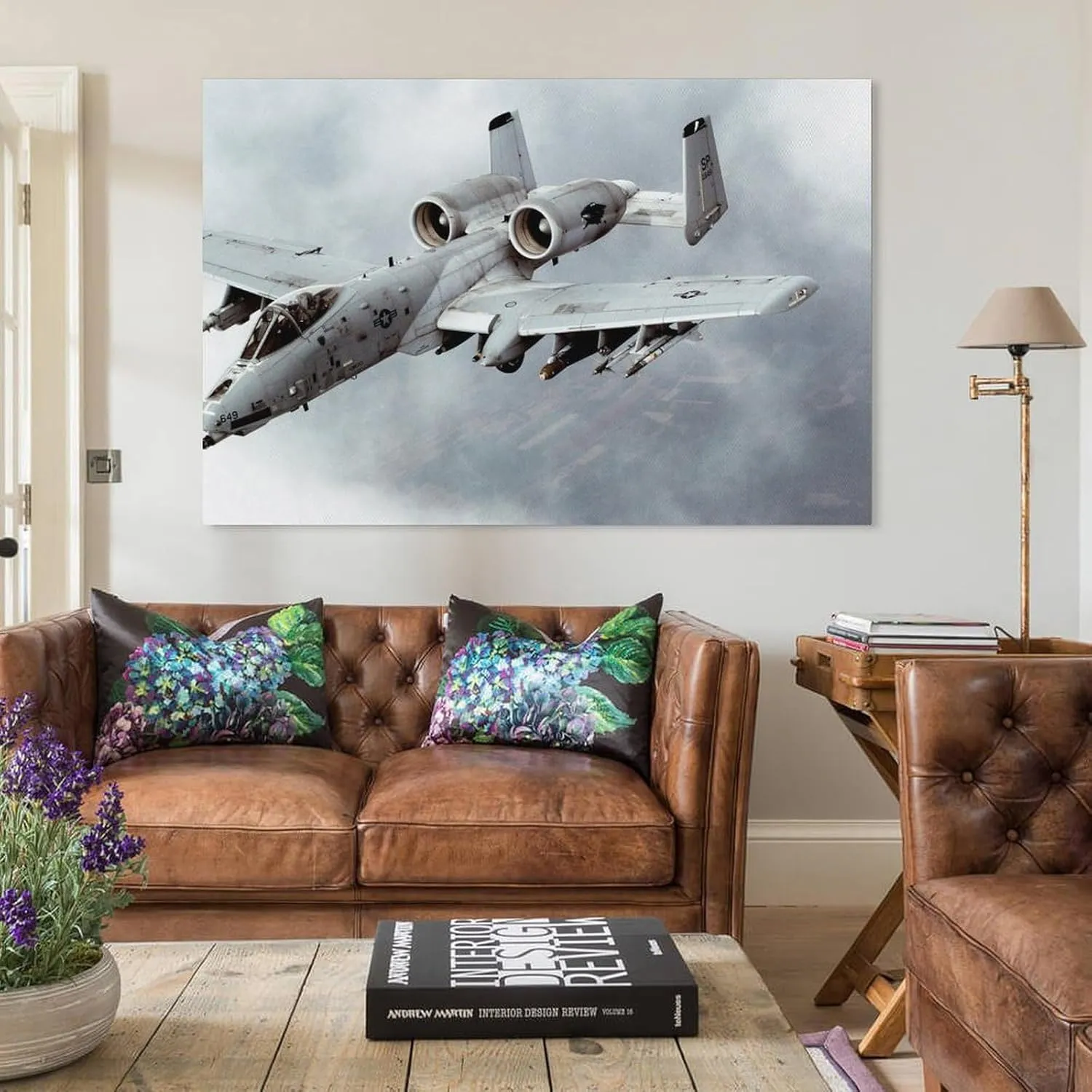 nXXzsaWs A10 Warthog Thunder II Attack Aircraft Military Poster Canvas Painting Posters And Prints Wall Art Pictures for Living Room Bedroom Decor 12x18inch(30x45cm) Unframe-style-3