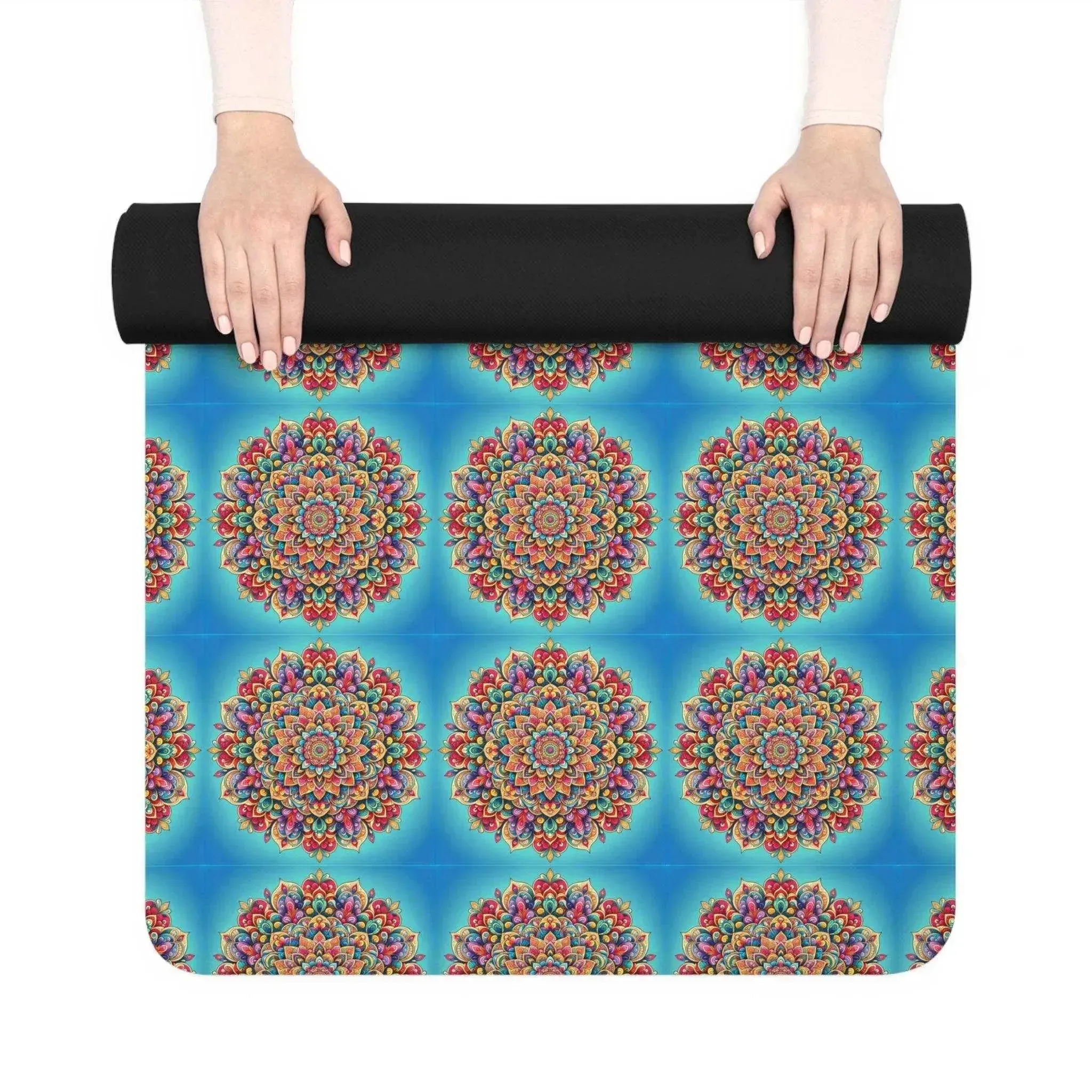 Ocean Bloom Mandala Yoga Mat 🌊🌺