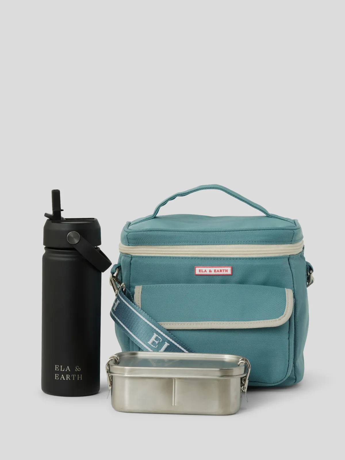 Ocean Blue - Kids Lunch Cooler Set