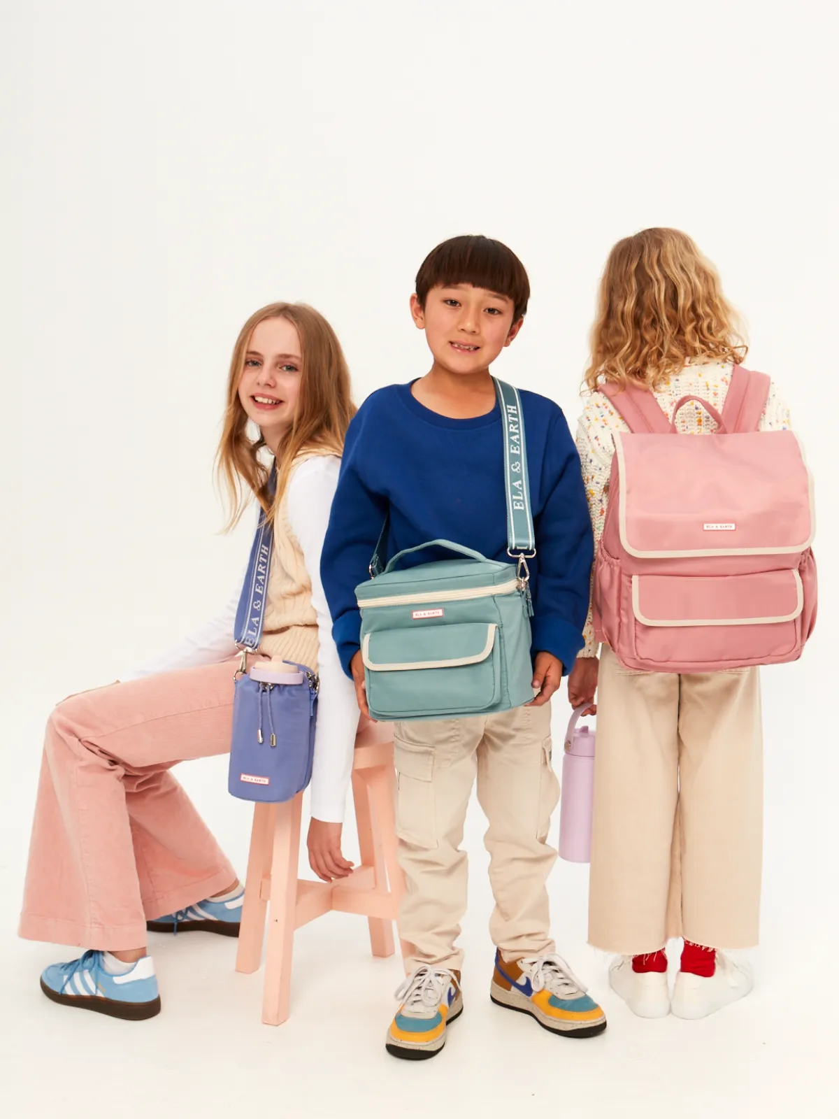 Ocean Blue - Kids Lunch Cooler Set