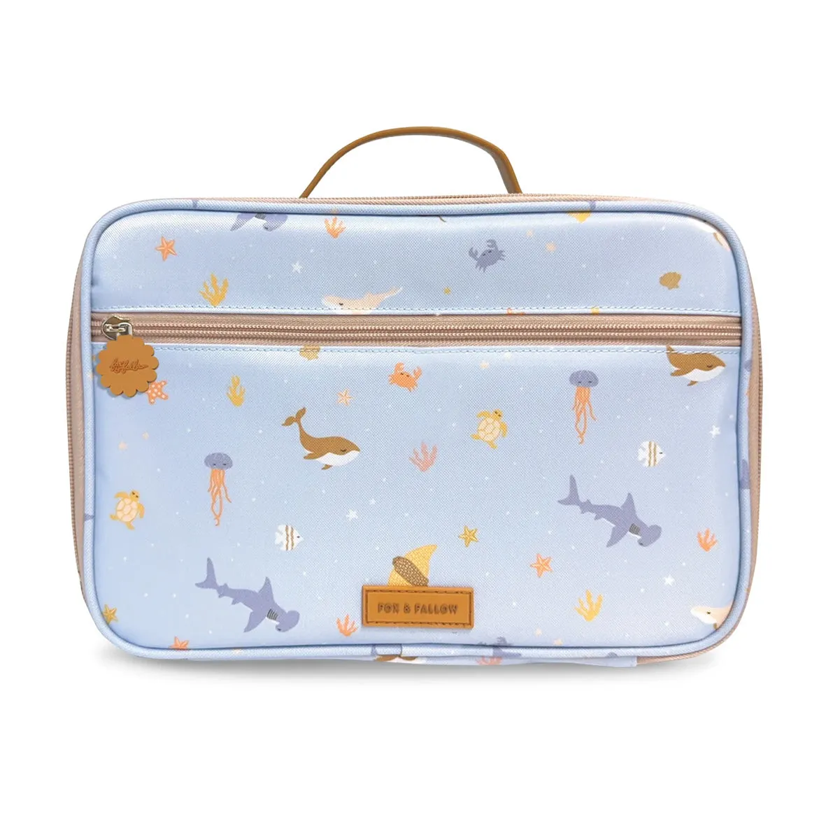 Ocean Creatures Sky Lunch Bag | Fox & Fallow