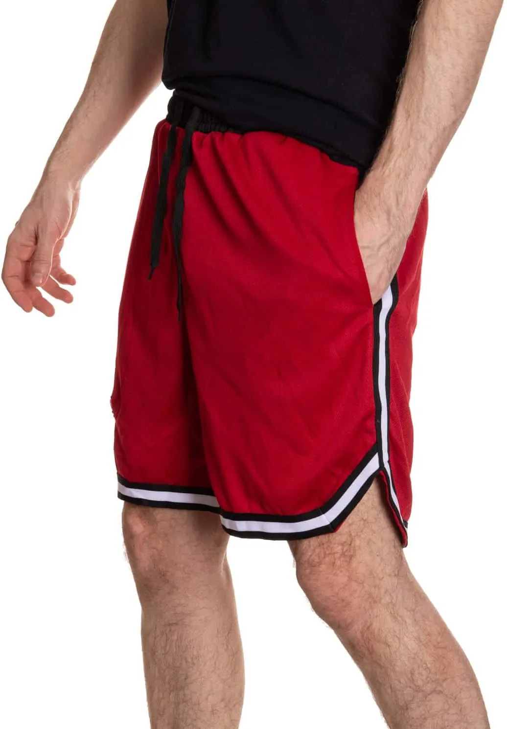 Officially Licensed NHL Men's 2 Tone Air Mesh Shorts Lined with Pockets