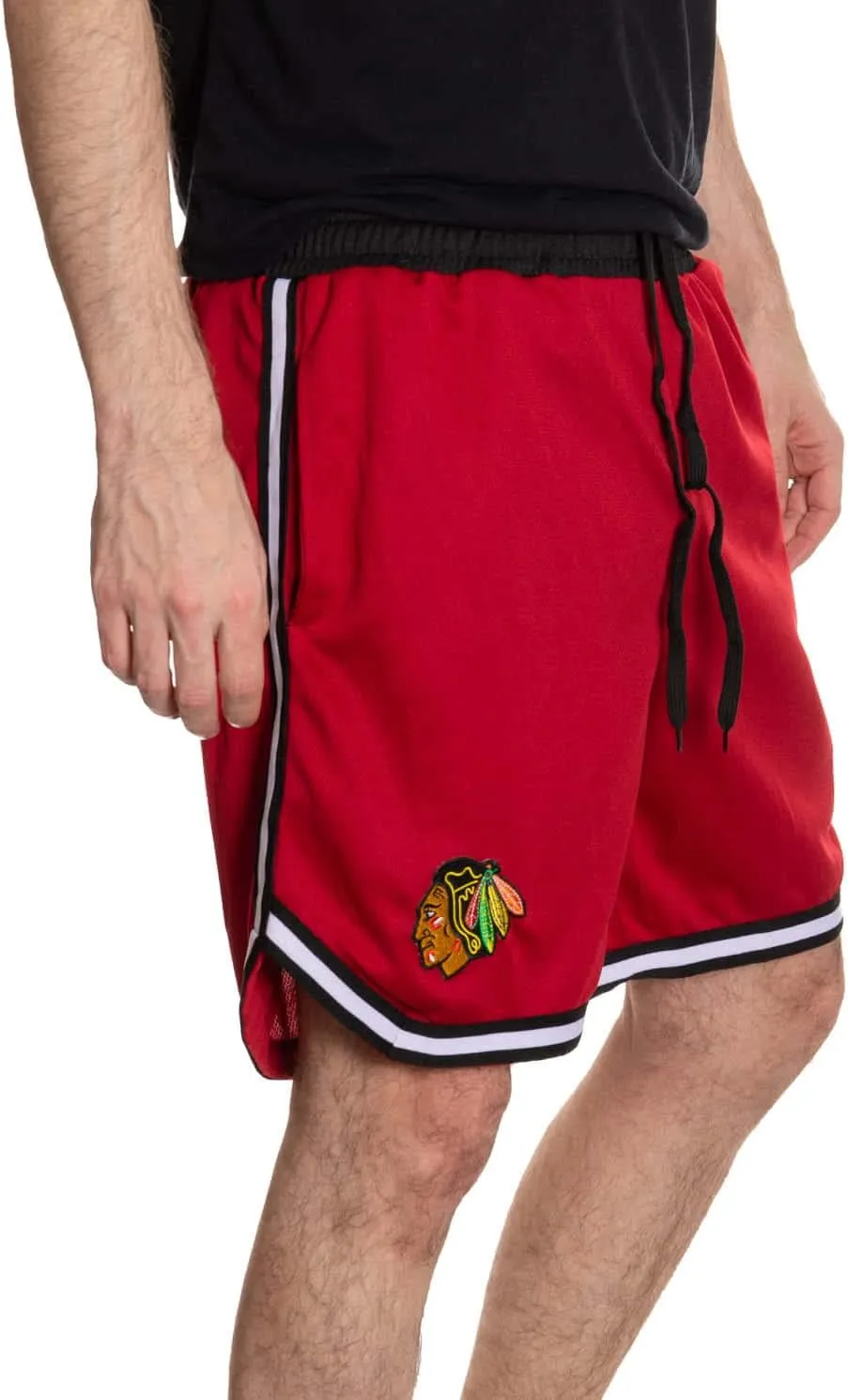 Officially Licensed NHL Men's 2 Tone Air Mesh Shorts Lined with Pockets