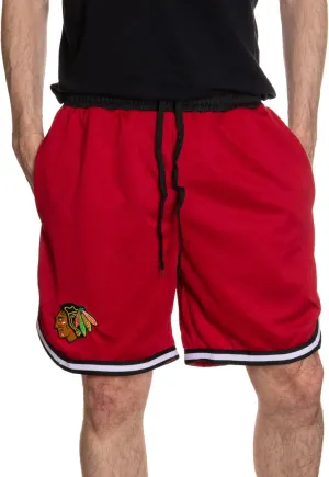 Officially Licensed NHL Men's 2 Tone Air Mesh Shorts Lined with Pockets