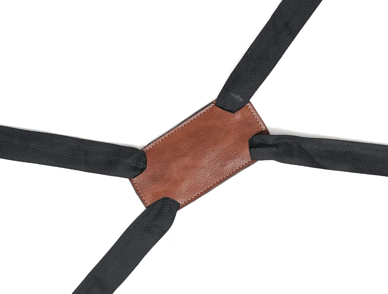 One Size Fits Utility Apron | Adjustable Cross-Back Straps | Multi-Use Shop Apron With Tool Pockets By Aaron Leather Goods (Coffee, Canvas Leather)