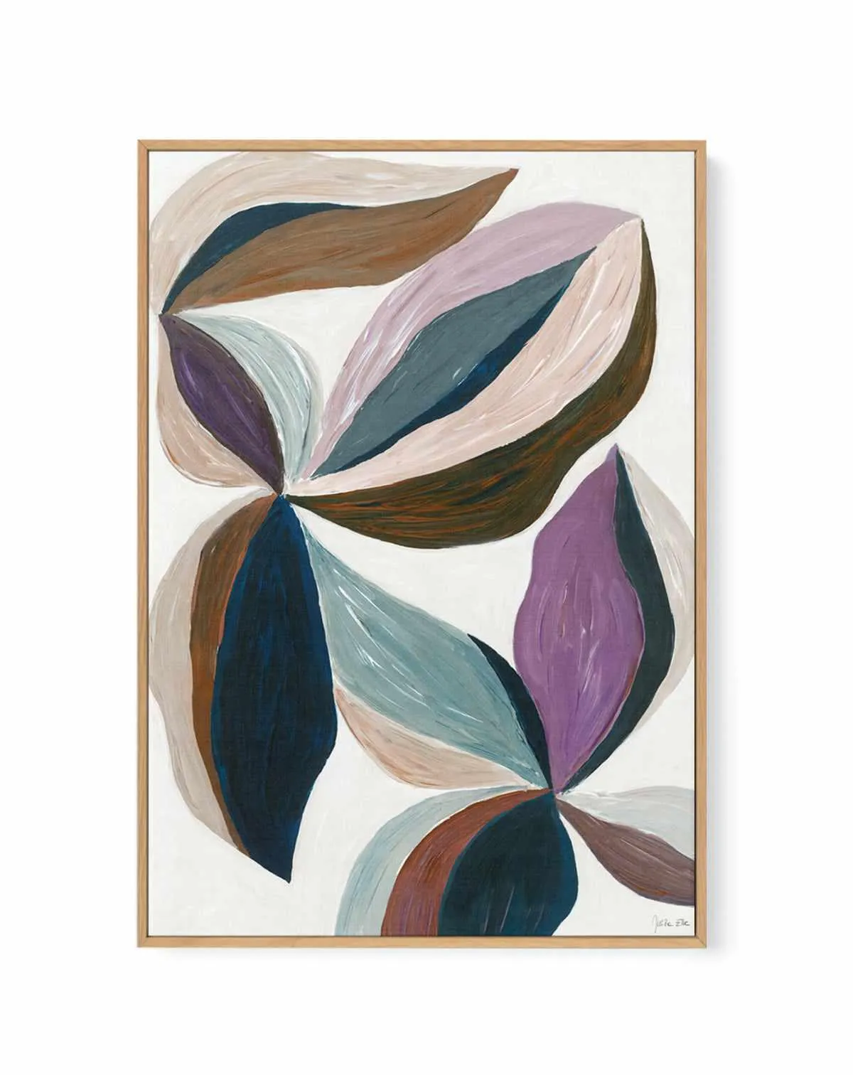 Organic 02 by Julita Elbe | Framed Canvas Art Print