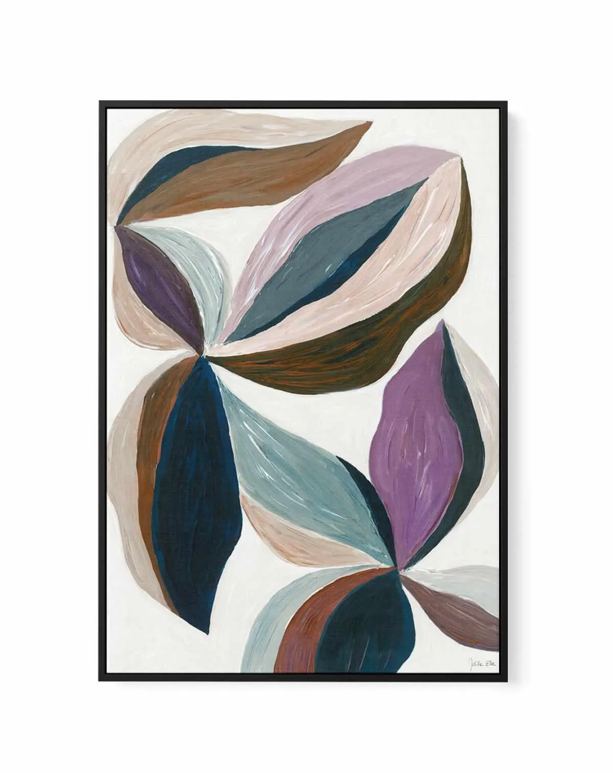 Organic 02 by Julita Elbe | Framed Canvas Art Print