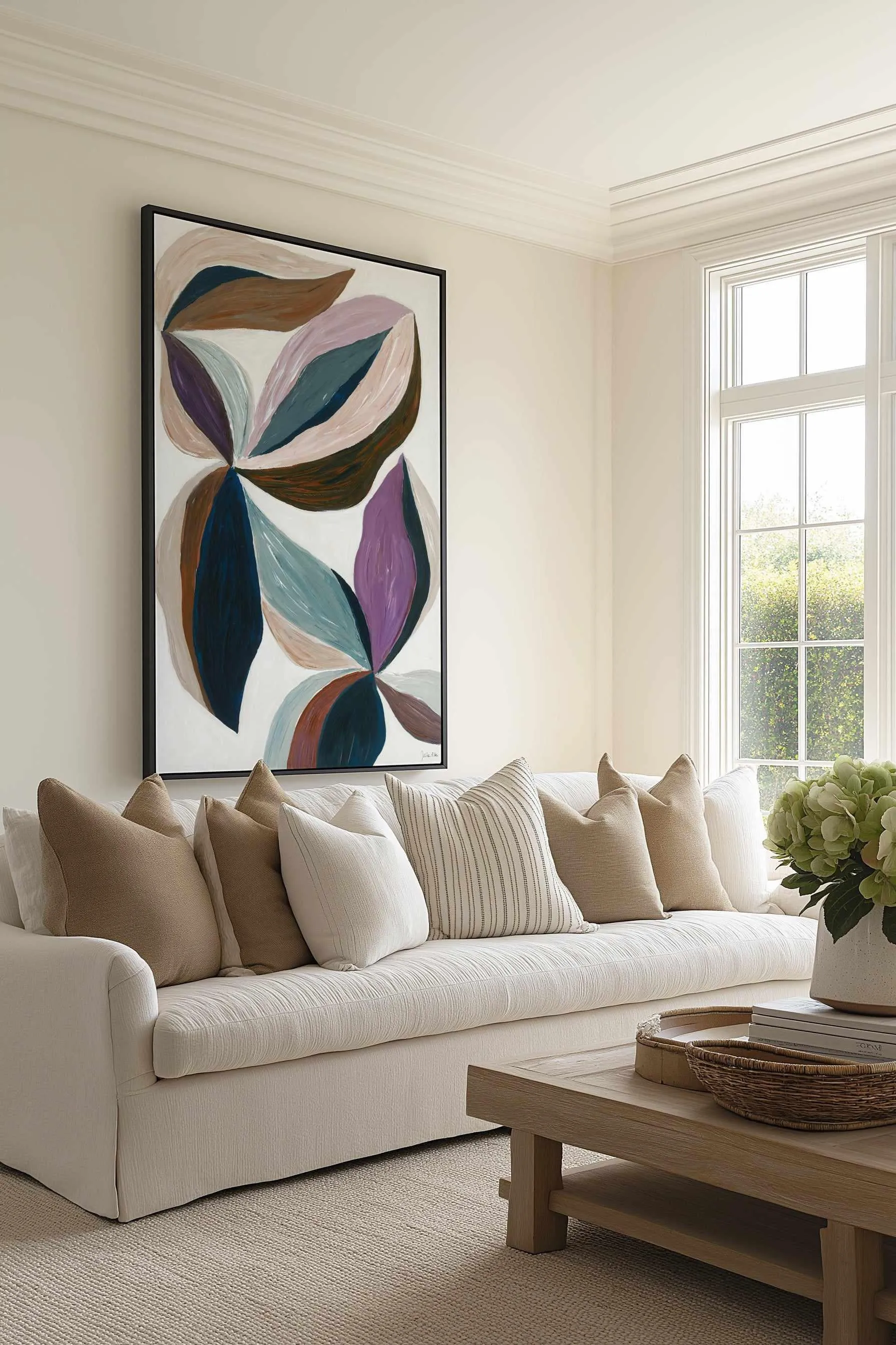 Organic 02 by Julita Elbe | Framed Canvas Art Print
