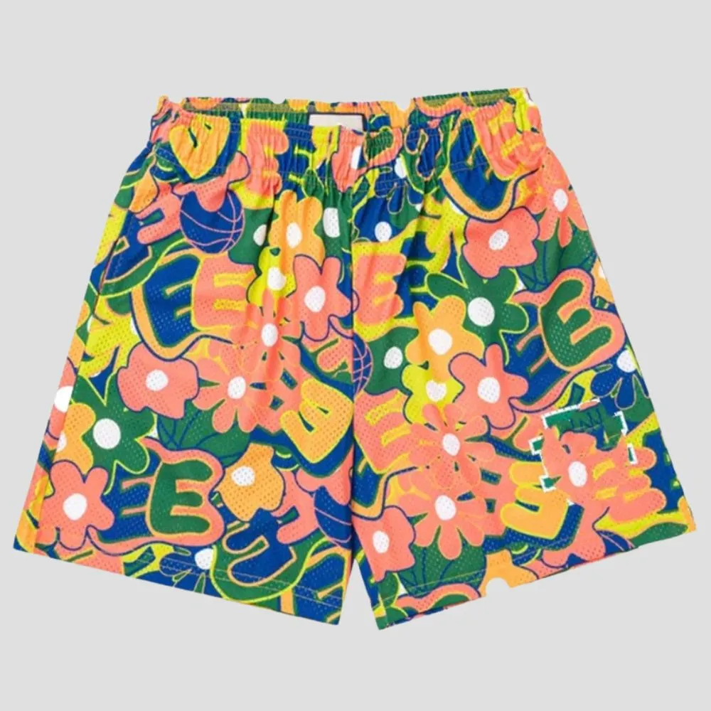 Oversized Mesh Gym Shorts