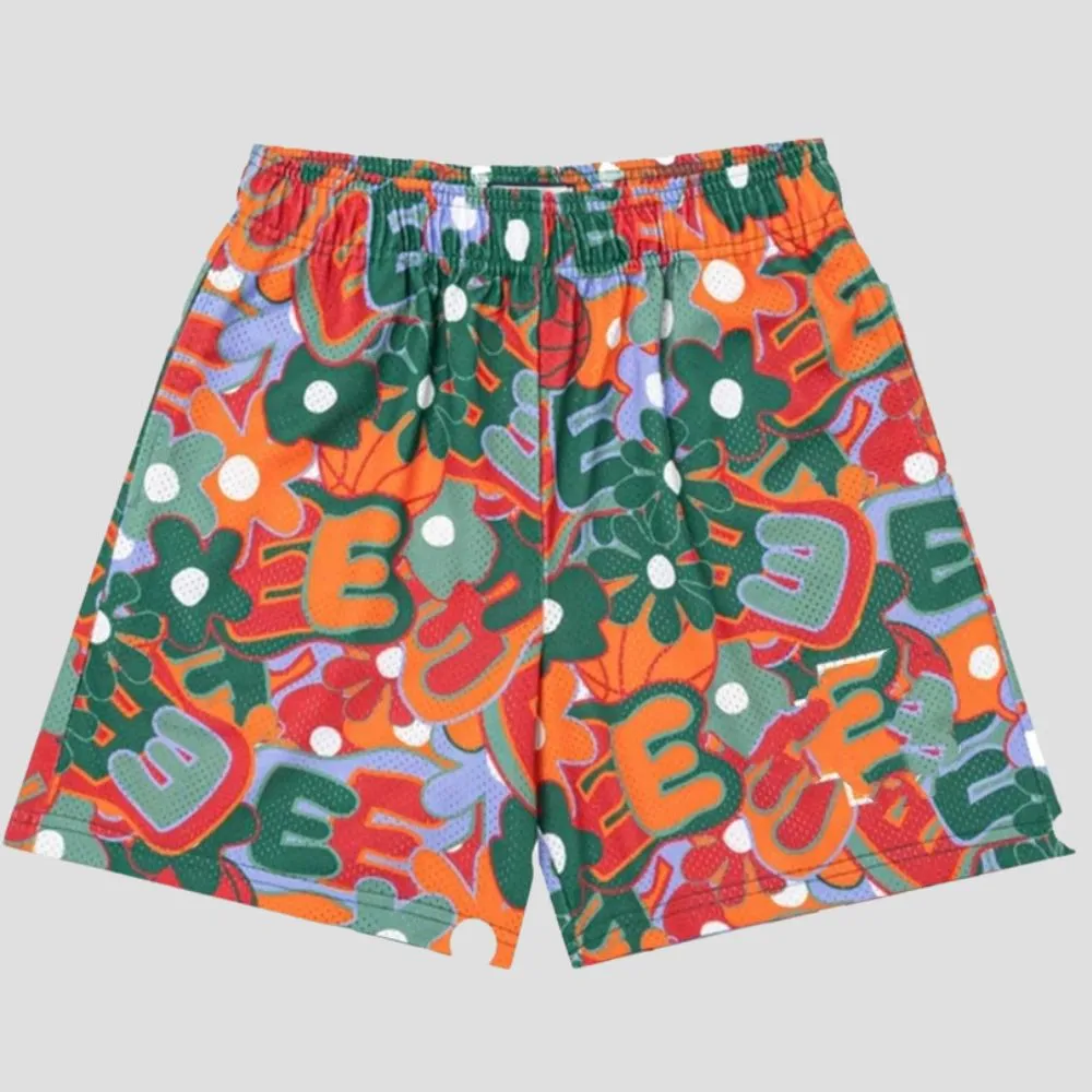 Oversized Mesh Gym Shorts