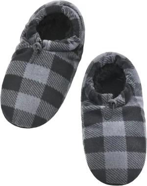 Panda Bros Mens Slipper Socks With Non Skid Bottoms, Warm Slipper Socks With Grippers For Men, Fuzzy House Slippers