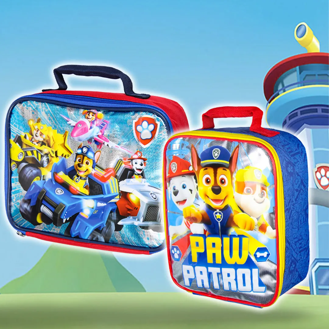 Paw Patrol Lunch Box Chase Marshall Rubble Rectangular Lunch Bag Tote