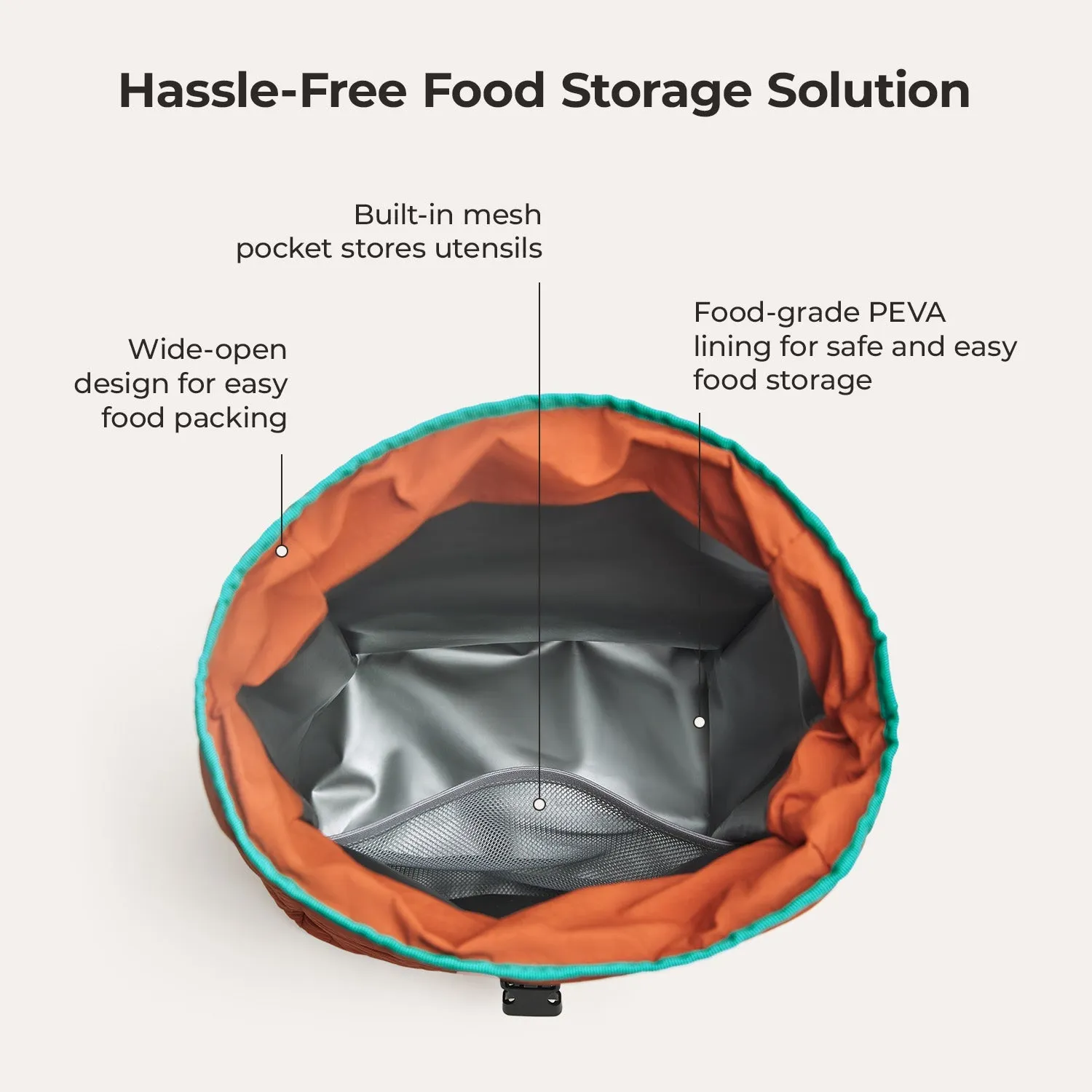 Paz Roll Top Lunch Bag