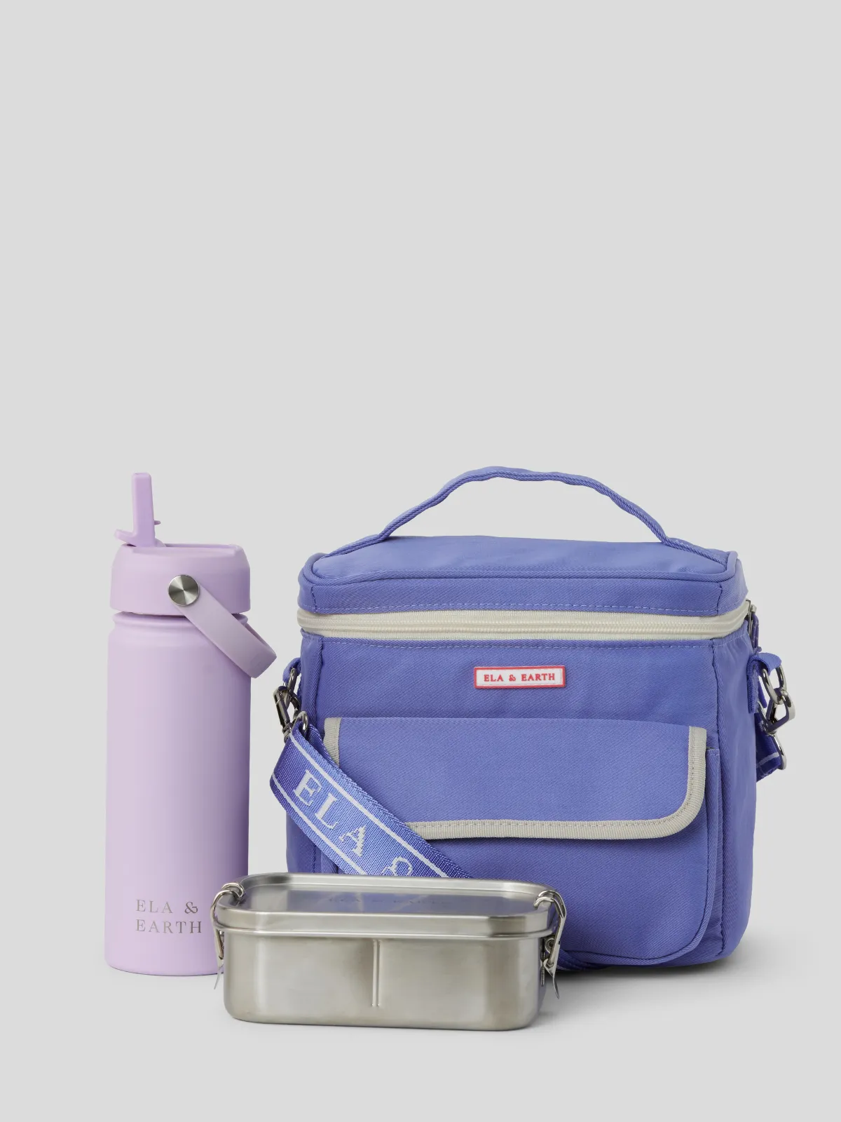 Periwinkle - Kids Lunch Cooler Set