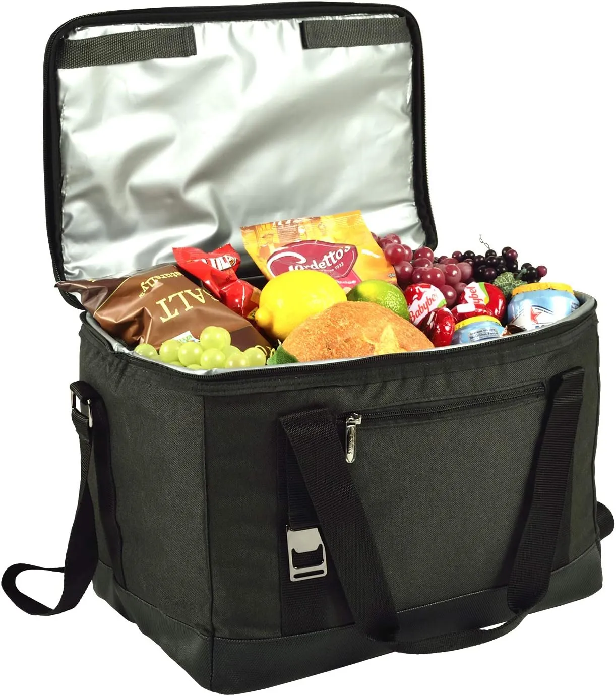 Picnic at Ascot Folding Insulated Leakproof Cooler for Lunch Picnic Camping Beach Park Day Trips - 46 Can Capacity