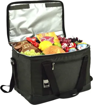 Picnic at Ascot Folding Insulated Leakproof Cooler for Lunch Picnic Camping Beach Park Day Trips - 46 Can Capacity