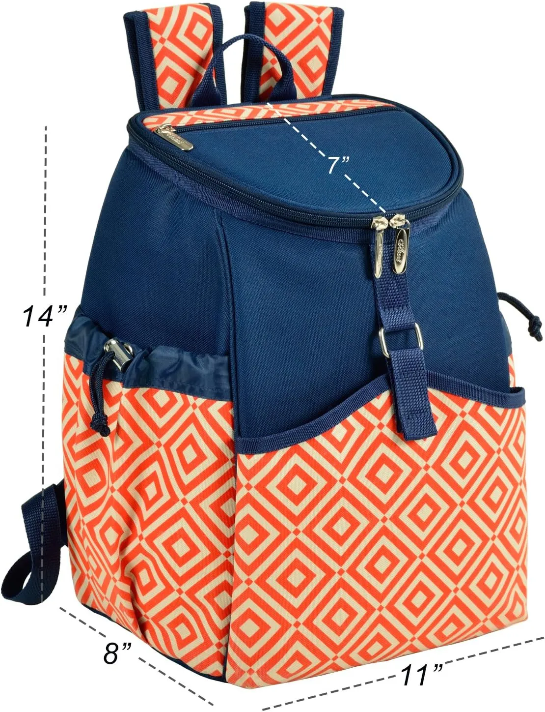 Picnic at Ascot Original Insulated Backpack Cooler- Designed & Quality Approved in the USA
