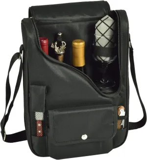 Picnic at Ascot Original Insulated Wine and Cheese Cooler with Glass Wine Glasses- Designed, Assembled & Quality Approved in the USA