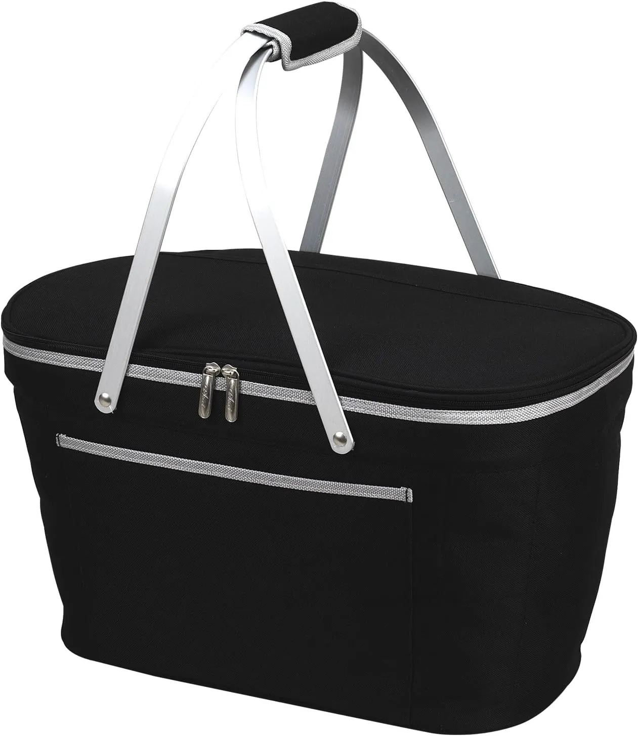 Picnic at Ascot Patented Insulated Folding Picnic Basket Cooler- Designed & Quality Approved in the USA