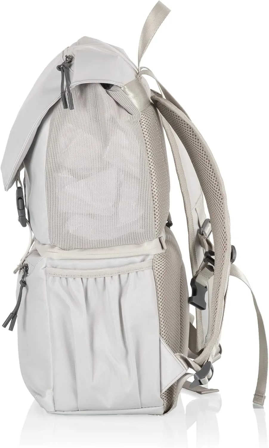 PICNIC TIME Disney Mickey Mouse Tarana Backpack Cooler made with Recycled Material, Soft Cooler Backpack, Cooler Bag, (Halo Gray)