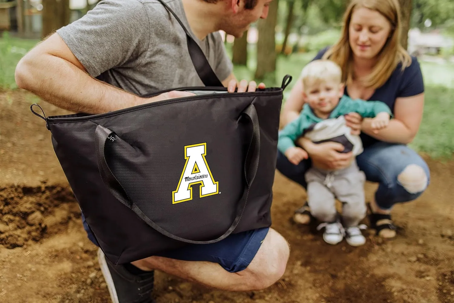 PICNIC TIME NCAA Unisex-Adult NCAA Tarana Lunch Bag with Utensil Set, Recycled Material, Lunch Box, Cooler Bag