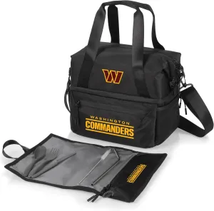 PICNIC TIME NFL unisex-adult NFL Tarana Lunch Bag Cooler with Utensil Set, Lunch Box made of Recycled Material